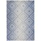 Homeroots 5 x 7 ft. Ivory & Blue Lattice Area Rug 385902 - alternate 1